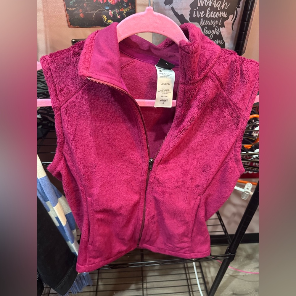 Patagonia Magenta Fleece Vest